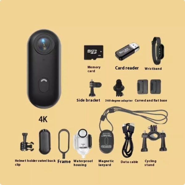 Outdoor Sports Camera In Helmet Motorcycle Bike Sport Mini Filming Bicycle Action 4K Professional Body Cam And Video Cameras - Image 4