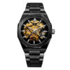 Black Shell Gold Surface
