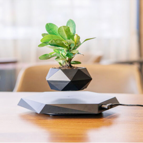 Floating Magnetic Levitating Flower Pot Bonsai Air Plant Pot Planter Potted For Home Office Desk Decor Creative Gift - Image 7