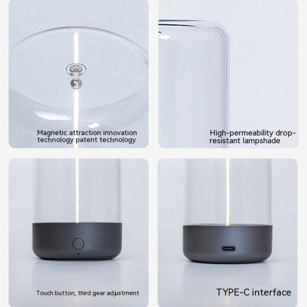 New LED Camping Light Type-c Rechargeable Portable Night Light With High Transparency And Anti Drop Creative Atmosphere Light - Image 5