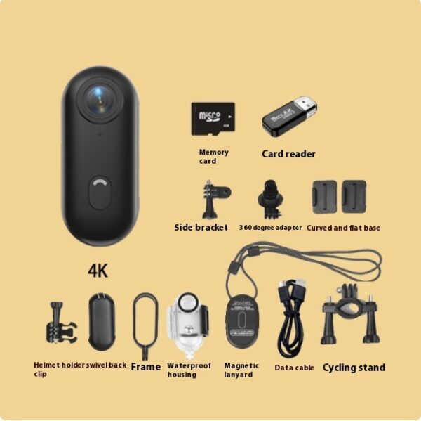 Outdoor Sports Camera In Helmet Motorcycle Bike Sport Mini Filming Bicycle Action 4K Professional Body Cam And Video Cameras - Image 2
